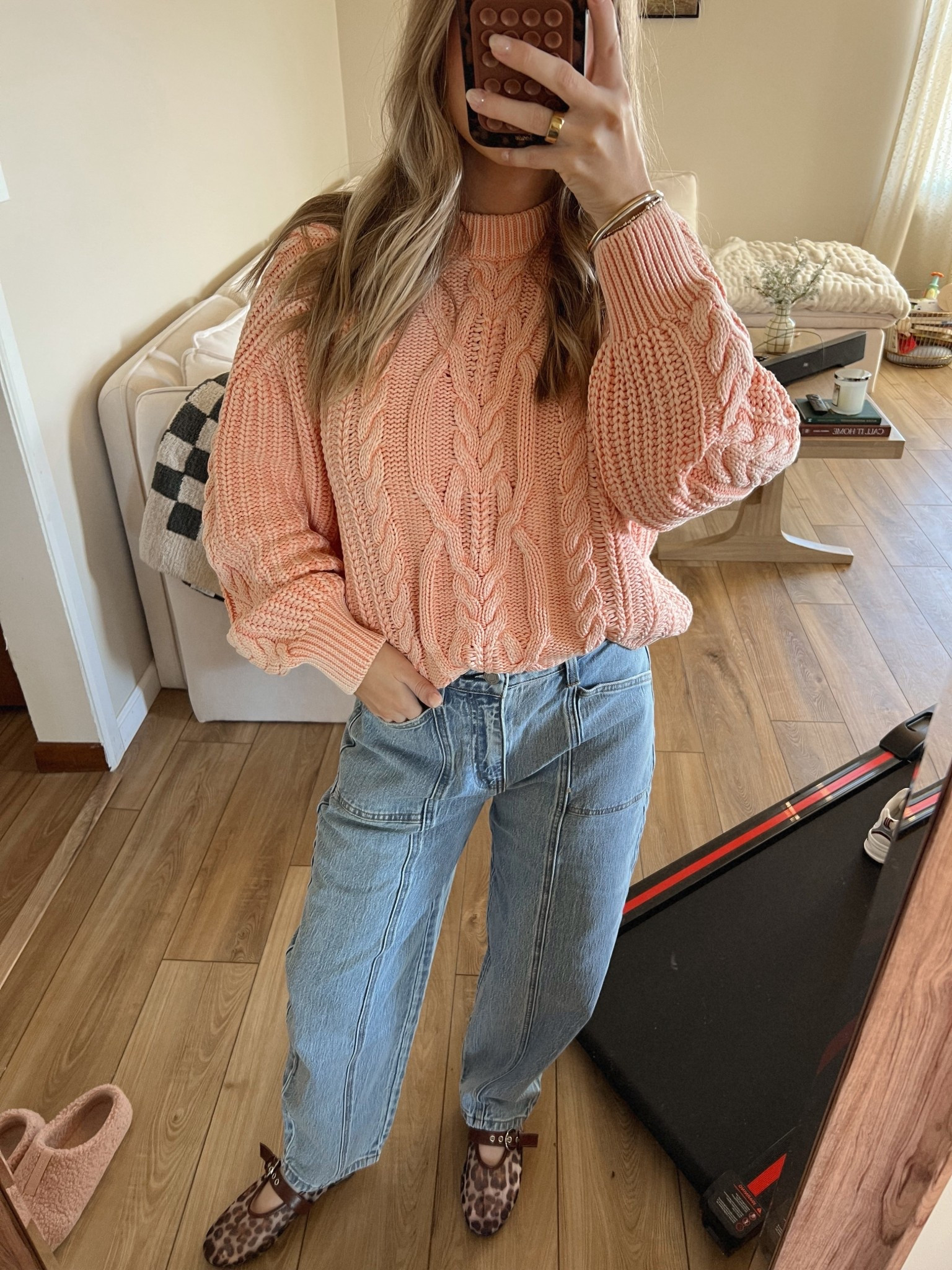 sweater - small
jeans - 26
shoes - 7

#LTKootd #LTKPetite