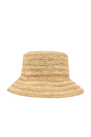 Isadora Hat in Natural Stripe | Revolve Clothing (Global)