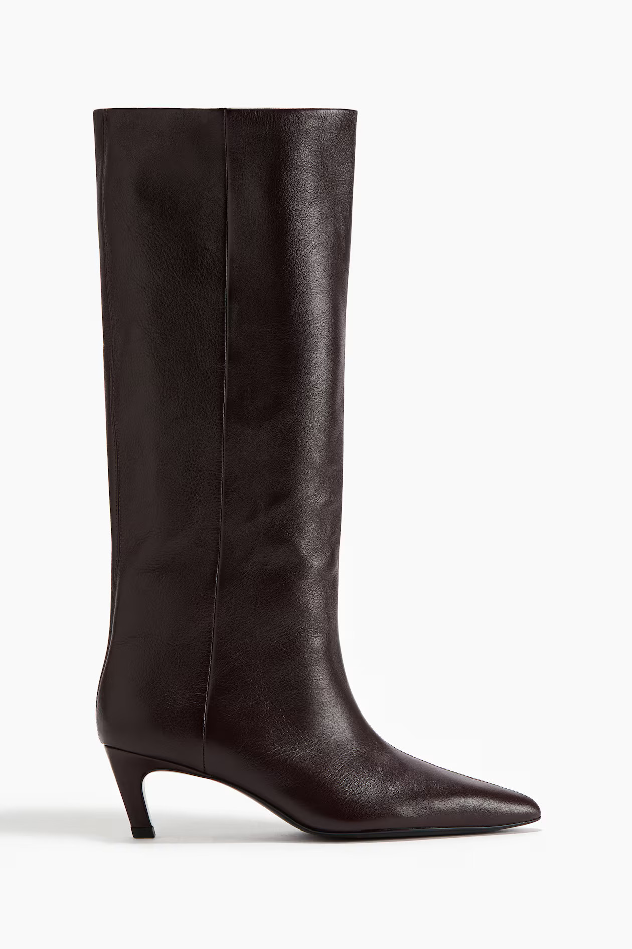 Knee-high leather boots | H&M (UK, MY, IN, SG, PH, TW, HK)