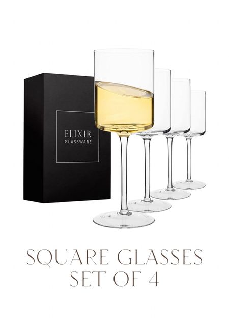 Square wine glasses for any occasion. 🍷 #amazon #amazonfind

#LTKhome #LTKFind #LTKunder50