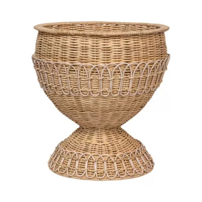 Juliska Provence Rattan Medium Urn - Whitewash | Belk