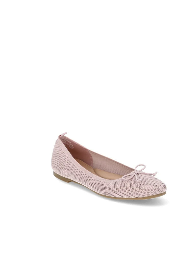 Time and Tru Women's Knit Ballet Flats, Sizes 6-11 | Walmart (US)