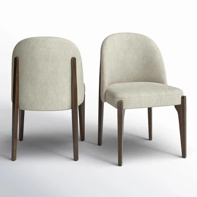 Wooden Dining Chairs Set Of 2, Modern Fabric Upholstered Dining Room Chair Kitchen Chairs, Farmhouse Dinner Chair For Kitchen Dining Room | Wayfair North America