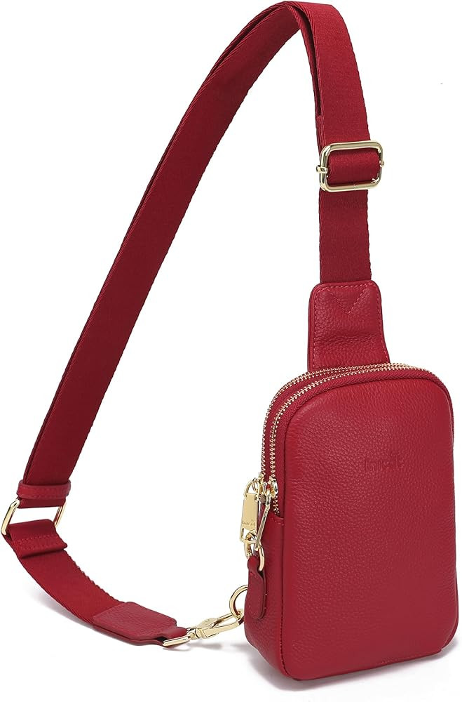 INICAT Travel Small Sling Bag Leather Crossbody Bags for Women Fanny Packs Cross Body Bag for Wom... | Amazon (US)