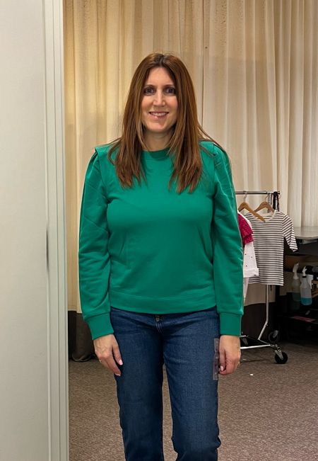 This sweatshirt blouse is on sale for 40% off! I shared a bunch of green blouses for Spring and St. Patrick’s Day! They are all on sale! ☘️💚

#LTKsalealert #LTKSpringSale #LTKSeasonal