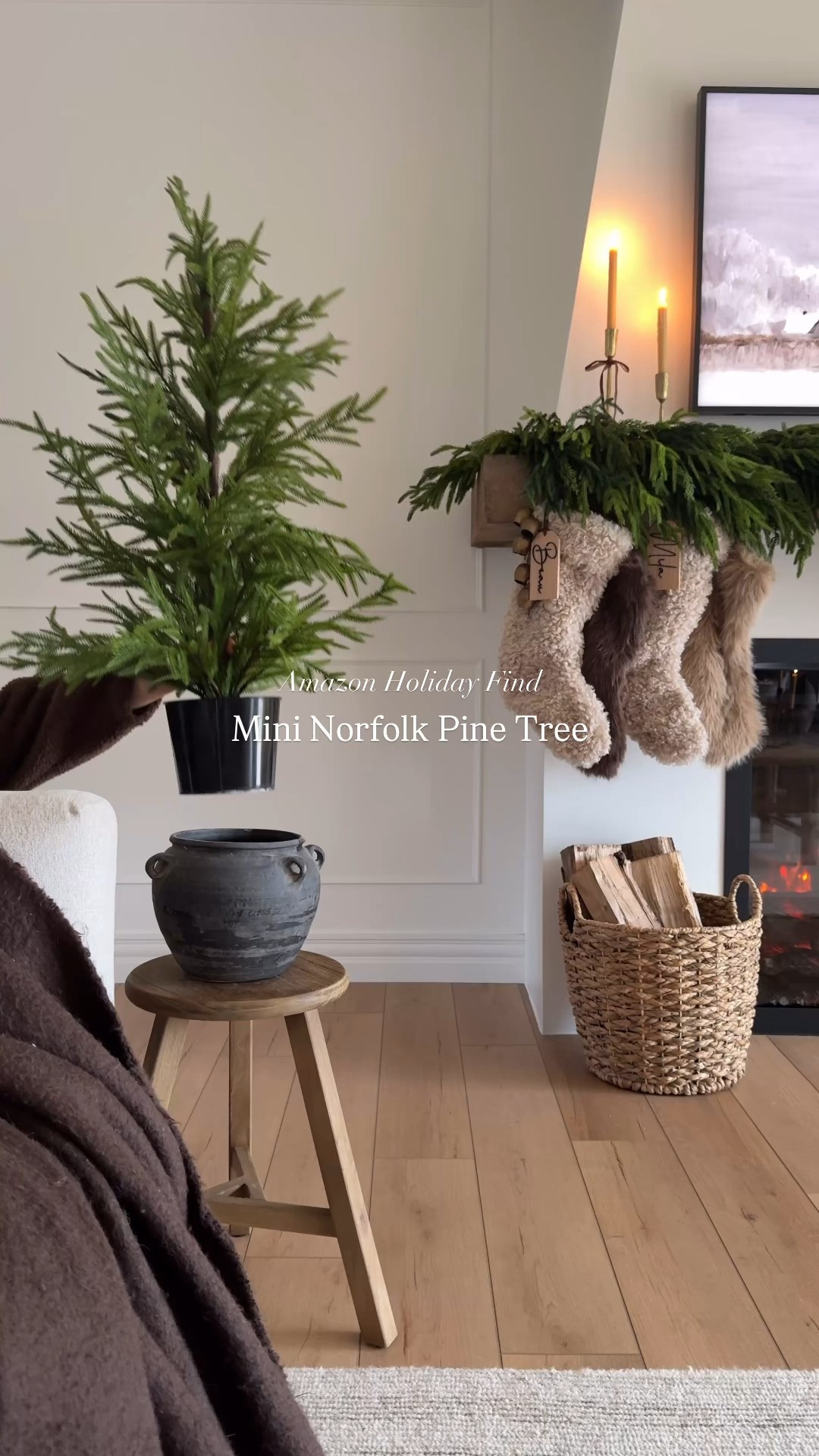 Adding those subtle holiday layers… starting with this Norfolk pine mini tree from Amazon. So simple, so cozy, and perfect for an earthy holiday look. 

#LTKwinter #LTKhome #LTKsale