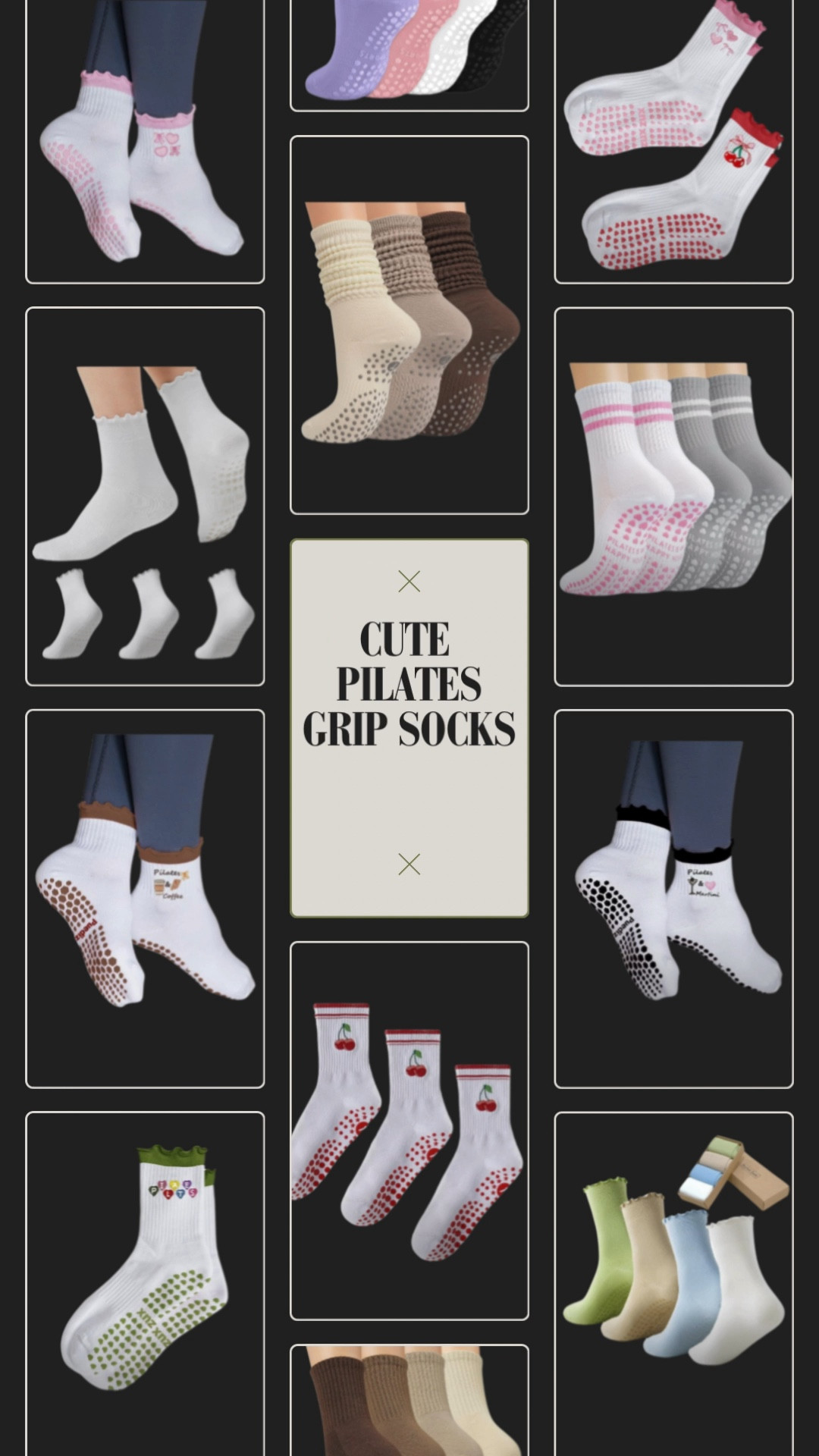 The cutest Pilates grip socks!! 💌🧘🏼‍♀️ #LTKPilates #LTKWorkout 

#LTKMostLoved #LTKActive #LTKFitness