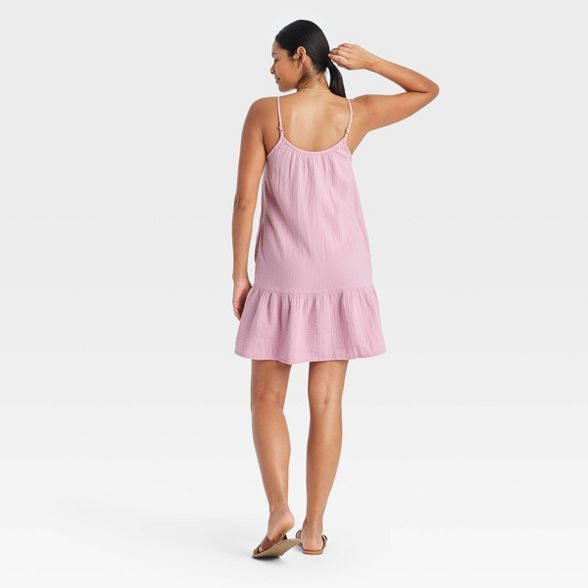Women's Sleeveless Tiered Gauze Dress - Universal Thread™ | Target