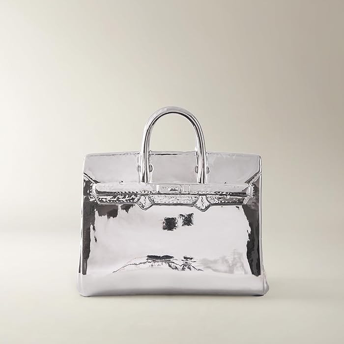 Z Gallerie Handbag Coin Bank,Silver,Small | Amazon (US)