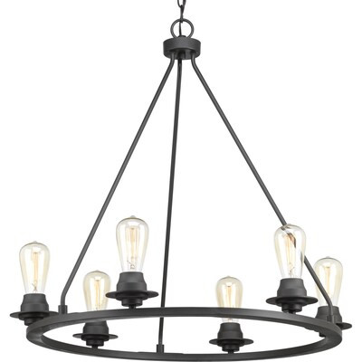 Progress Lighting Debut 5-Light Graphite Modern/Contemporary Chandelier | Lowe's