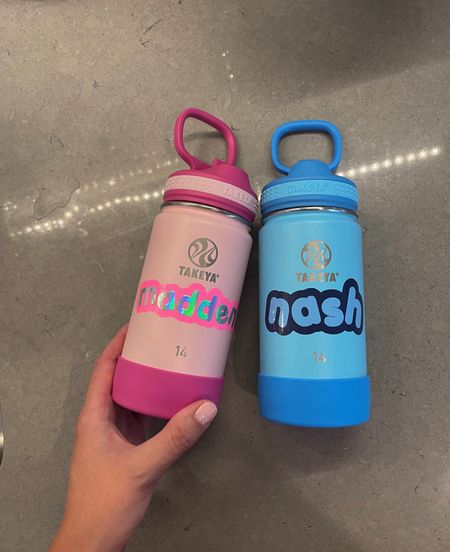 Kids water bottles with name tag stickers for day care 

#LTKbaby #LTKfamily #LTKkids
