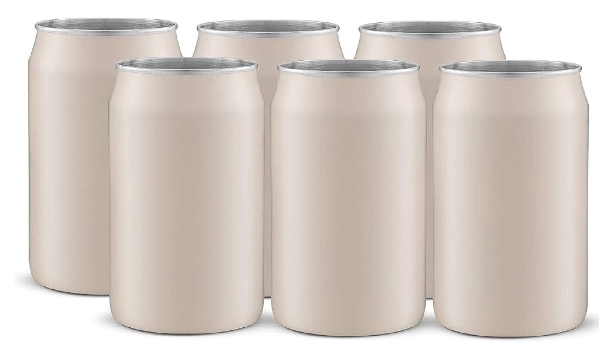 JoyJolt Metal Beer Can Tumbler with Straws and Brush. Unbreakable Metal Drinking cup Set of 6 Metal Tumblers. Stainless Steel Tumbler Can Shaped Glass Cups, Soda Can Glasses for Water, Wine etc

#LTKHome #LTKFindsUnder50
