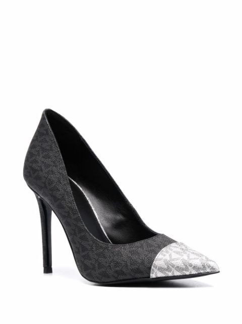 contrasting toecap pumps | Farfetch (US)