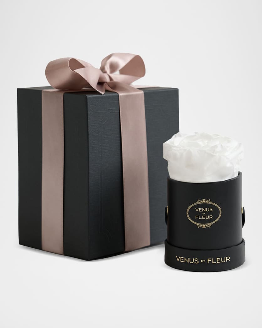 Classic Mini Round Rose Box | Neiman Marcus