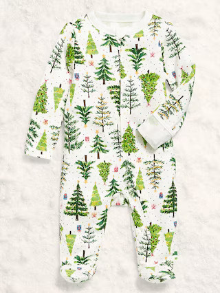 2-Way-Zip Sleep & Play Footed One-Piece for Baby | Old Navy (US)