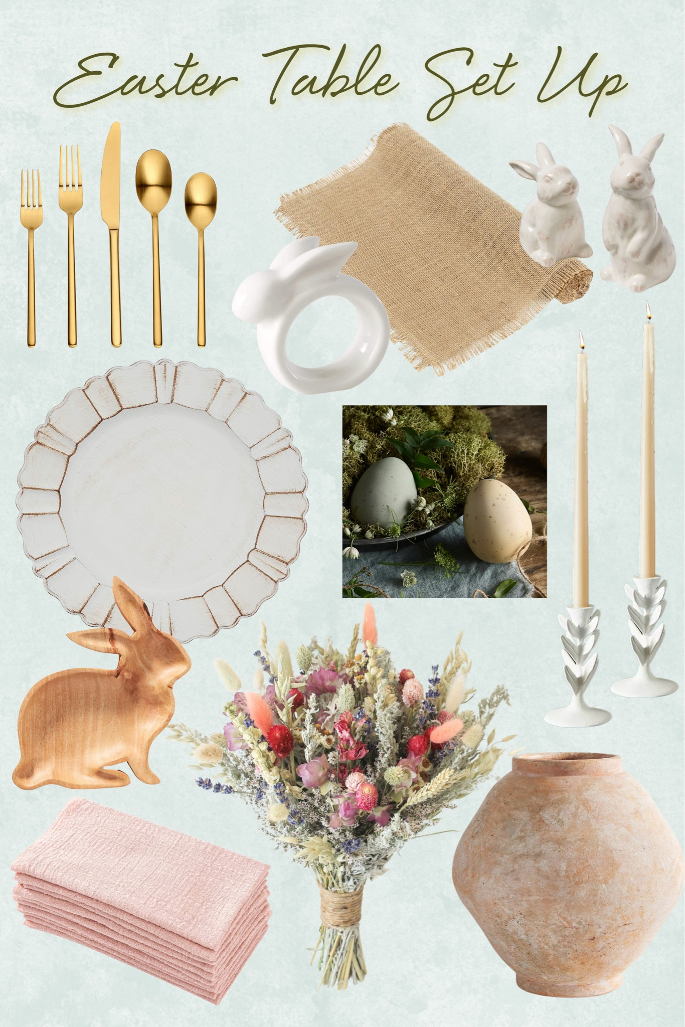 Easter Table Setup! #holiday #ltkholiday#easter #table #decor #homedecor #setup #spring

#LTKSeasonal #LTKfamily #LTKhome