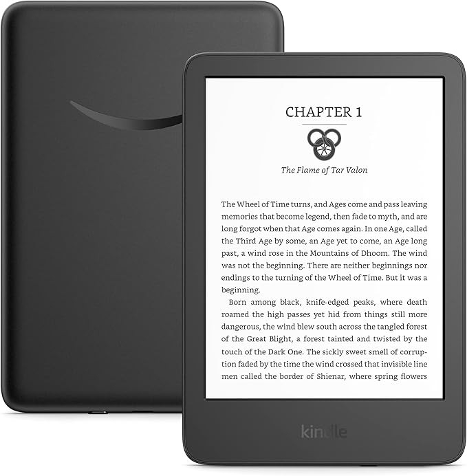 Amazon Kindle – The lightest and most compact Kindle, with extended battery life, adjustable fr... | Amazon (US)