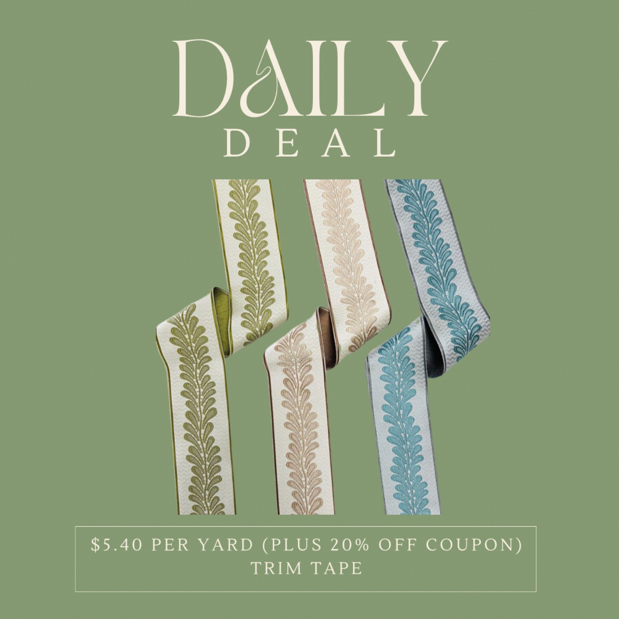 Elevate your interior aesthetics with the subtle sophistication of trim tape. Whether adorning curtains, chair and sofa bases, or serving as an elegant border for pillows, it imparts a refined, high-end look. Steer clear of exorbitant designer prices by exploring these cost-effective alternatives that I personally love. 

#LTKhome #LTKfindsunder50 #LTKstyletip