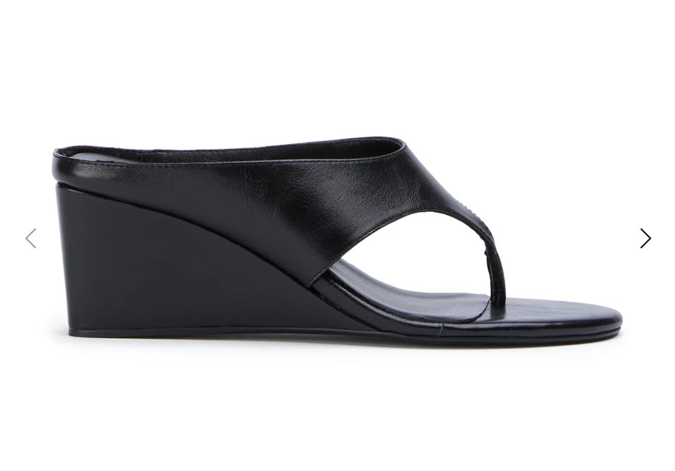 I love this style! The perfect black wedge sandals to dress up your outfit without sacrificing comfort 🫶

#LTKWorkwear #LTKPetite