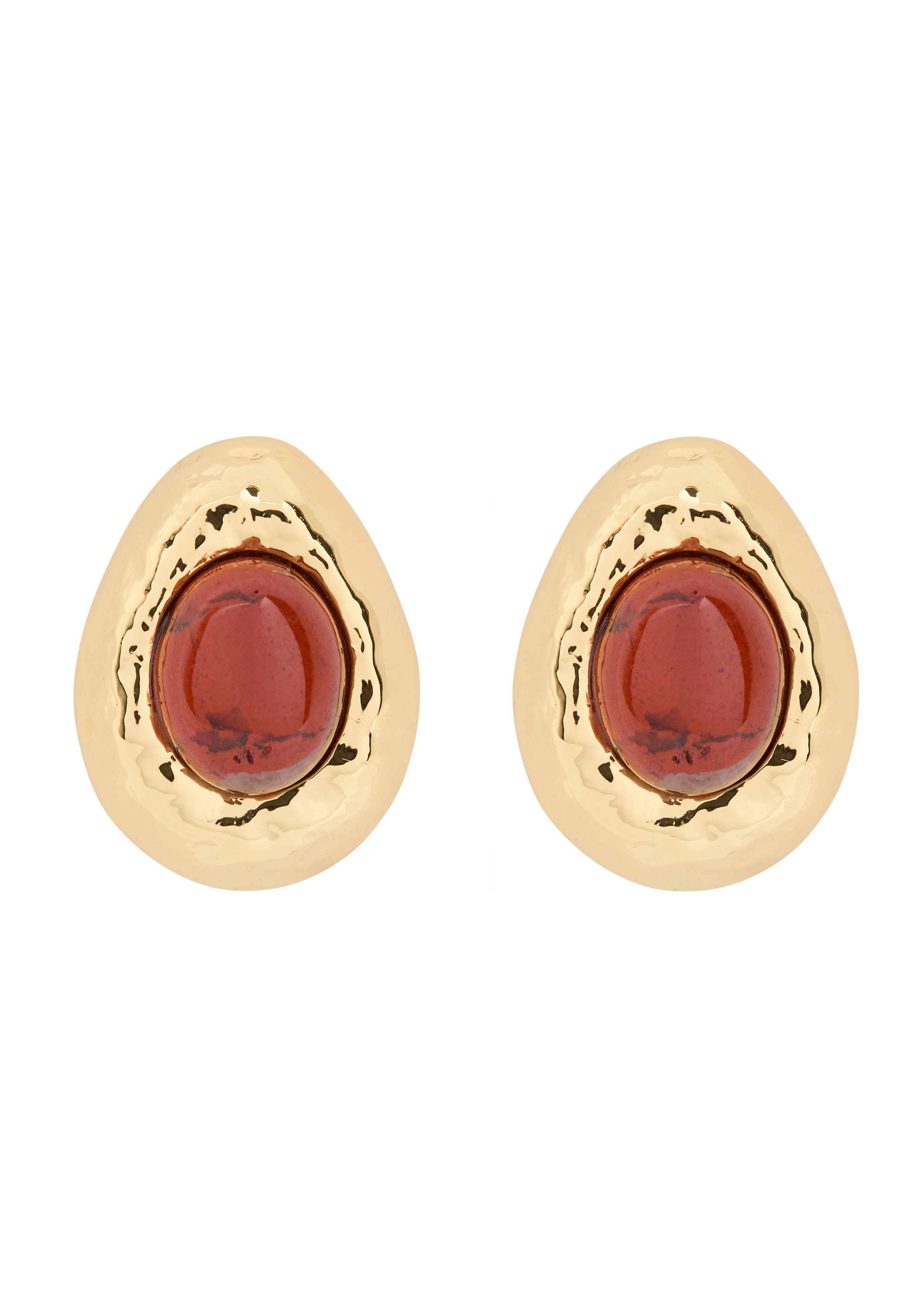 Cherry on Top 18kt gold-plated stud earrings | Harvey Nichols