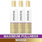 Pantene Body Boosting Mousse, Pro-V Maximum Fullness, 6.6 Ounce, Pack of 3 | Amazon (US)