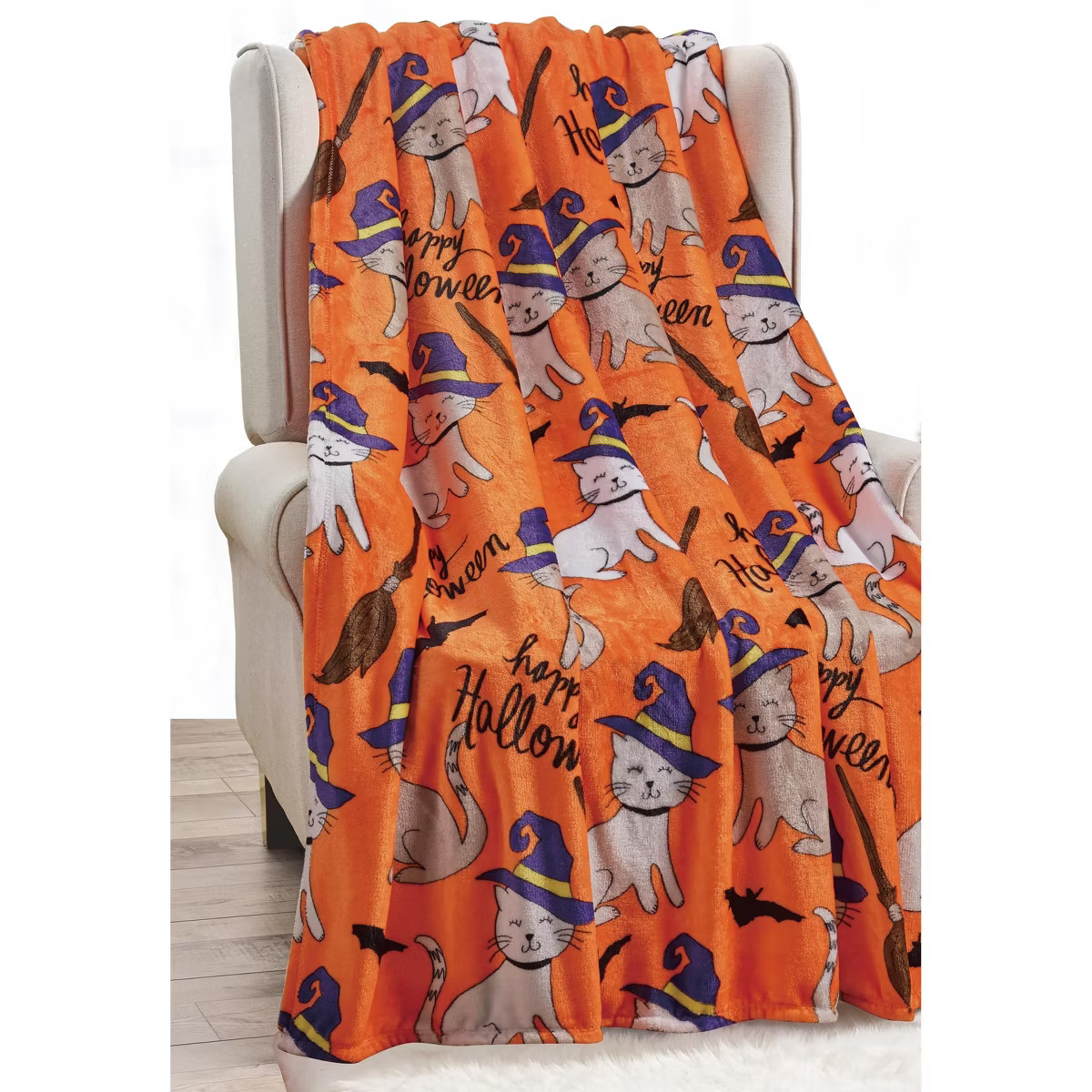 Super Spooky and Comfy Microplush Halloween Throws (50" x 60") | Target