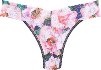 Print Regular Rise Thong | Nordstrom