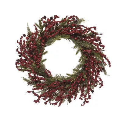 Transpac Christmas Red Berry Wreath | Belk