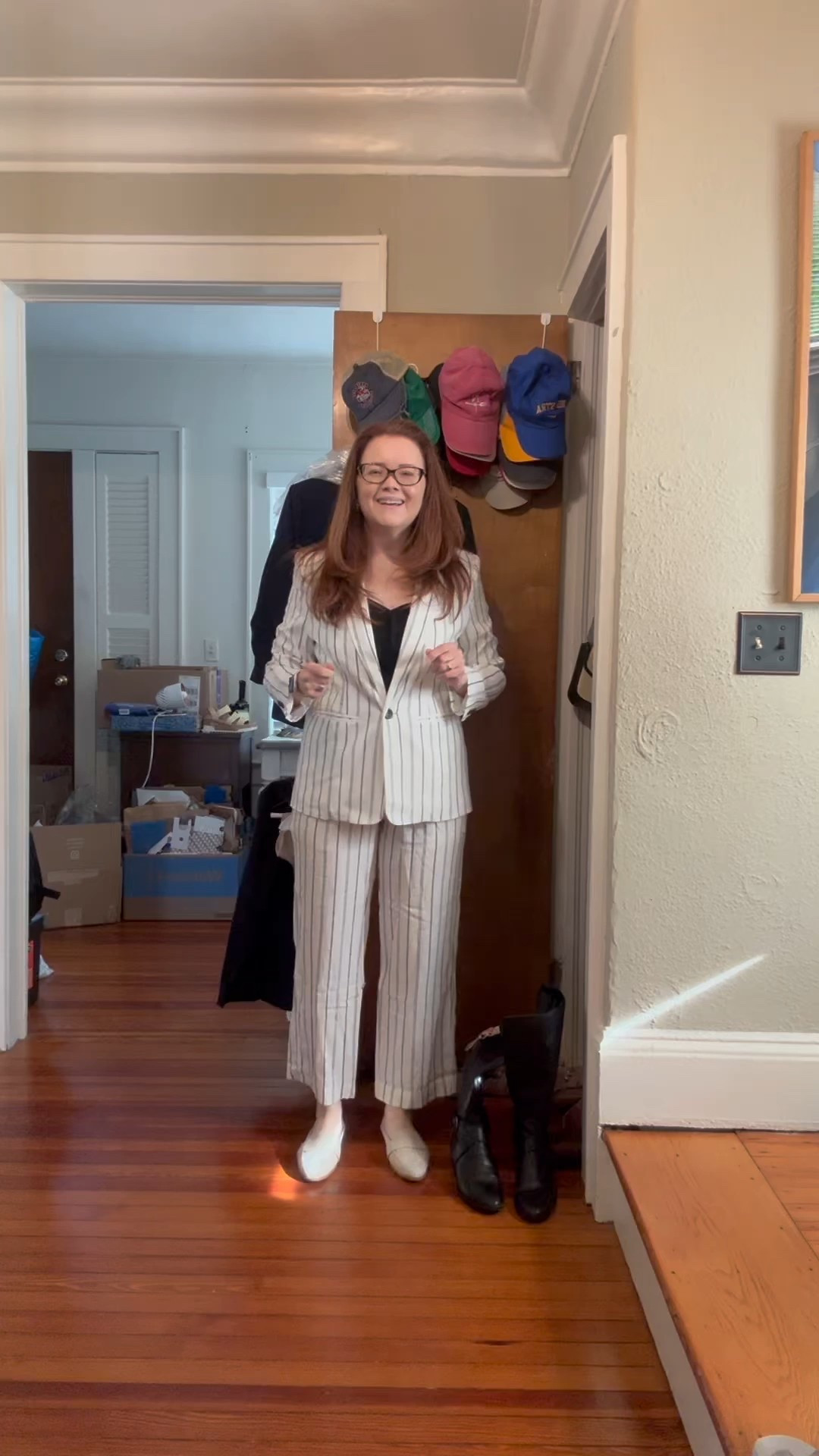 Linen summer Suit separates for work from Old Navy that come in petites!  I’m wearing a petite medium blazer and the petite medium pants.  Top is also a medium petite. 

#LTKSeasonal #LTKPetite #LTKFindsUnder50