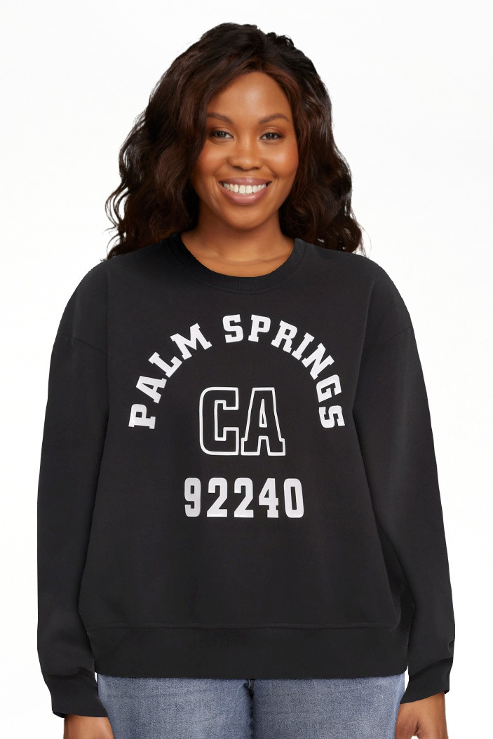 No Boundaries Graphic Crewneck Sweatshirt, Lightweight, Women's and Women’s Plus | Walmart (US)