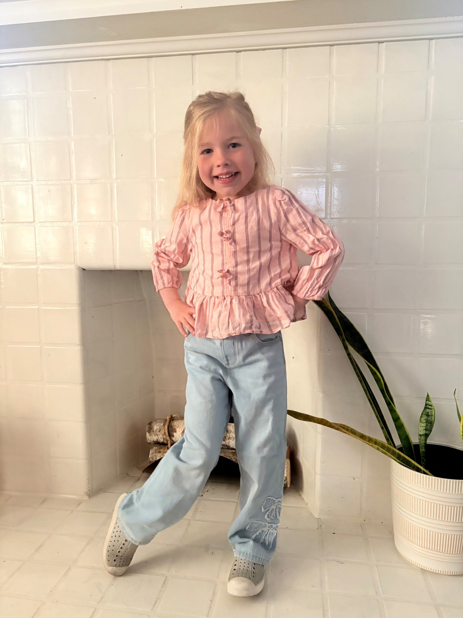 Olivia’s outfit of the day
Nordstrom kids
The children’s place
#childrensplace
Girls outfit for school
Bow top for girls
Now jeans for girls
Flare jeans
Kids flare jeans
Native shoes

#LTKKids #LTKgrwm #LTKootd