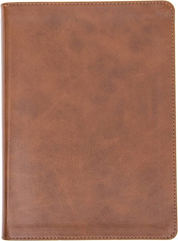 CSB He Reads Truth Bible, Saddle LeatherTouch, Black Letter, Wide Margins, Journaling Space, Stud... | Amazon (US)