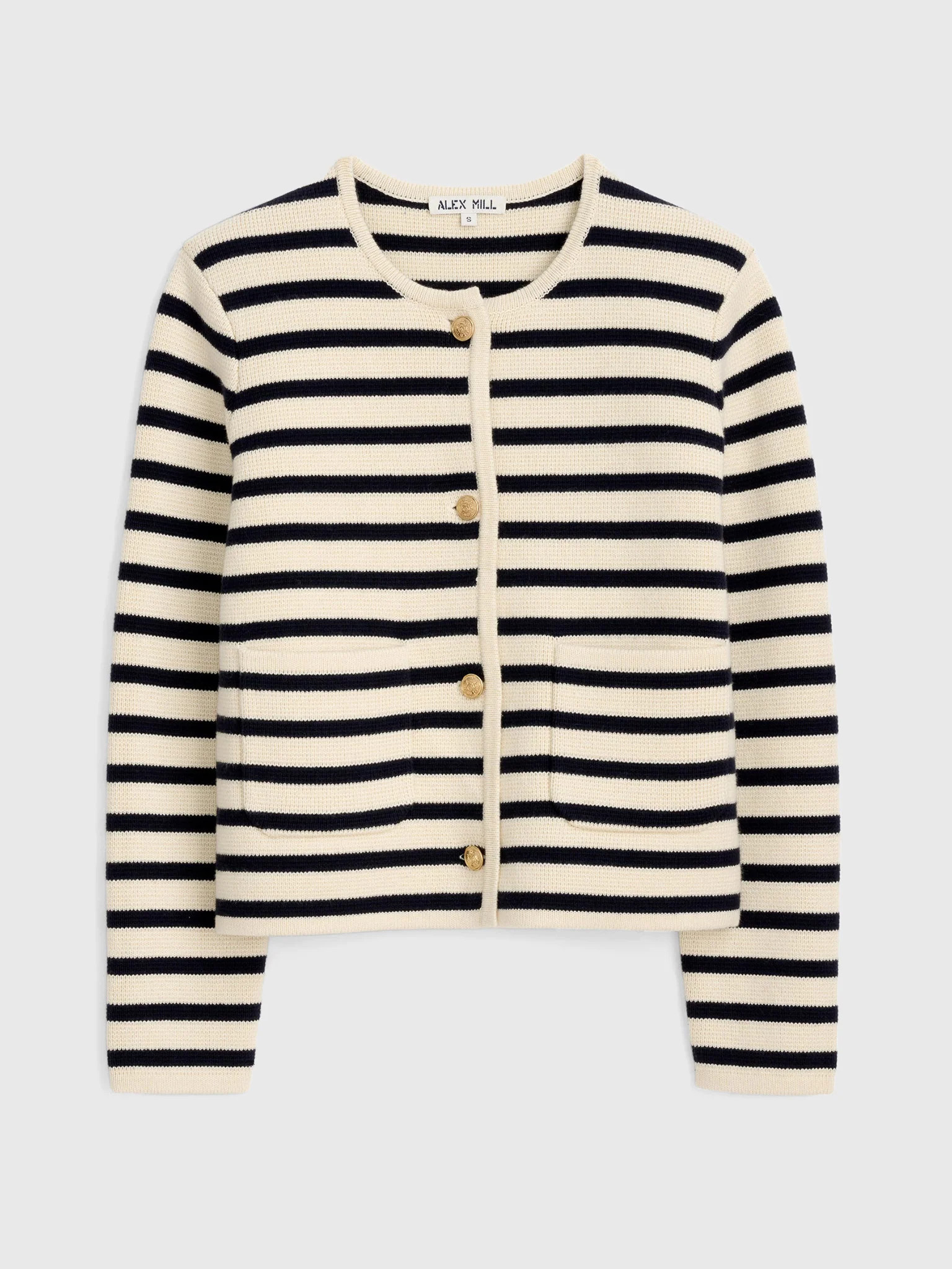 ALEX MILL
                      
                     Women's Paris Sweater Jacket | Saint Bernard