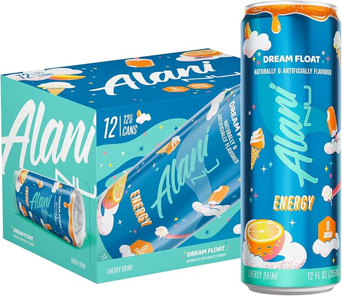 Alani Nu DREAM FLOAT, Sugar Free, Low Calorie Energy Drinks, 200mg Caffeine, Biotin, B Vitamins, ... | Amazon (US)