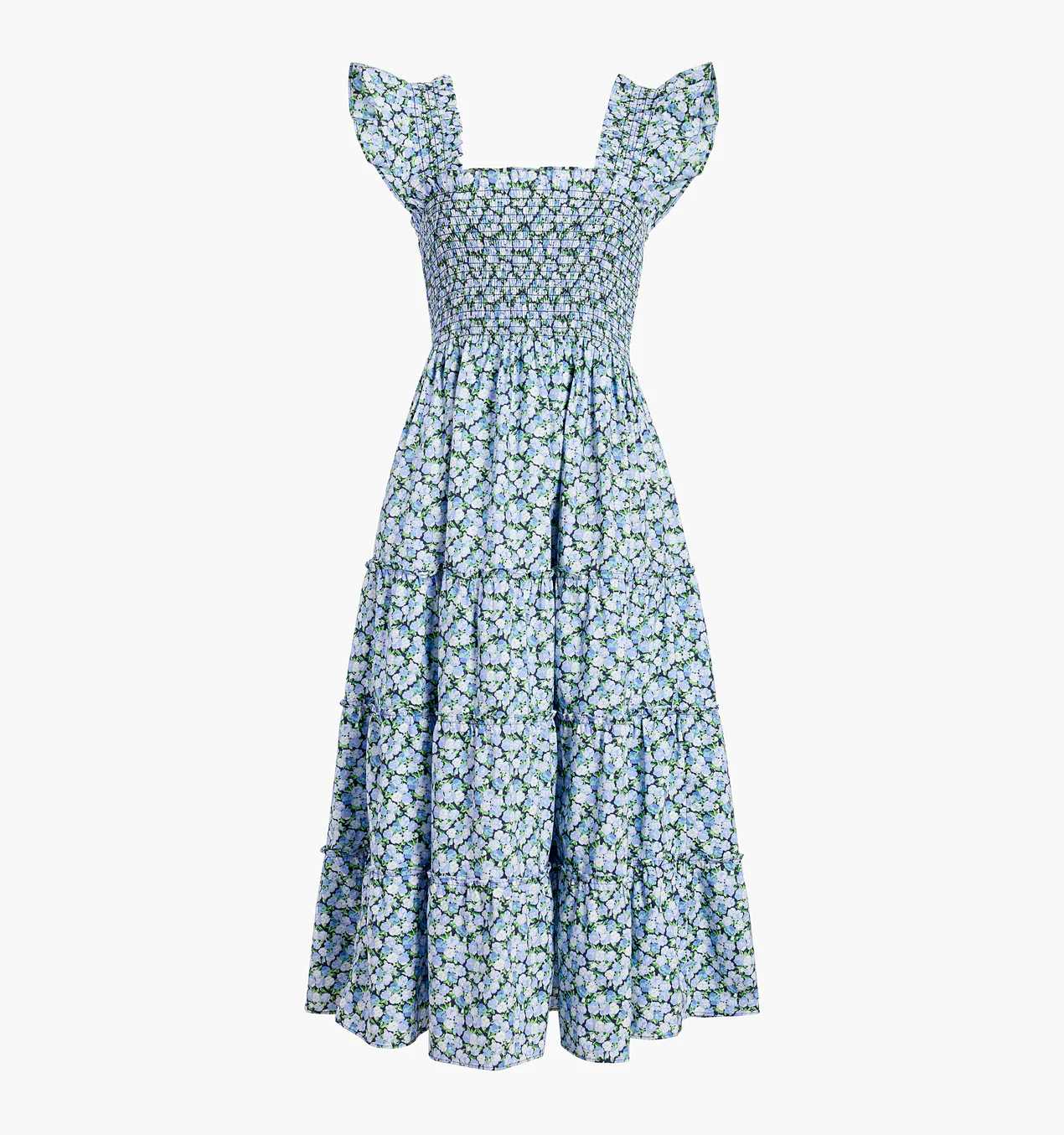 The Ellie Nap Dress - Butterfly Trellis Cotton Poplin | Hill House Home