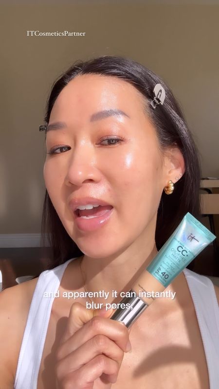 Look at my skin! I’m wearing the new @itcosmetics CC+ Natural Matte from @sephora and I look like I have a built-in filter. It is a pore-refining, shine control, skin-balancing serum with SPF 40, full coverage cream all in one. #ITCosmetics #CCNaturalMatte is perfect for oily skin while still giving that lasting hydration and skin-like finish.

You can find this on my @shop.ltk page linked below. #sephorapartner #ITCosmeticsPartner #CloudSkin #SoftMatte #makeuproutine #ltkbeauty

#LTKVideo #LTKsalealert #LTKfindsunder50