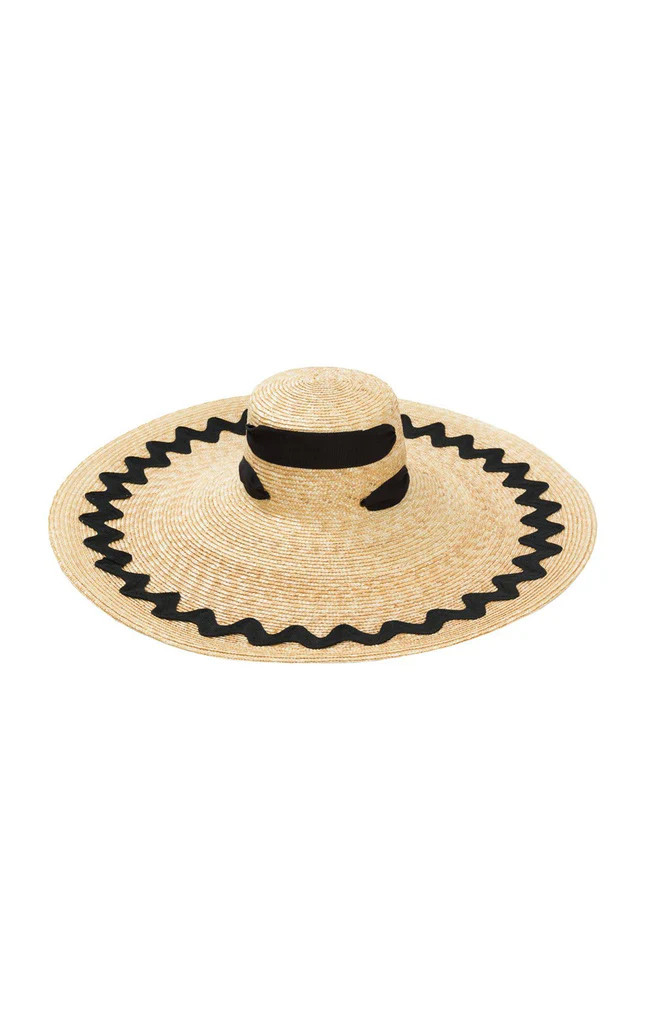 Provencal Hat in Natural/Black | Marysia Swim