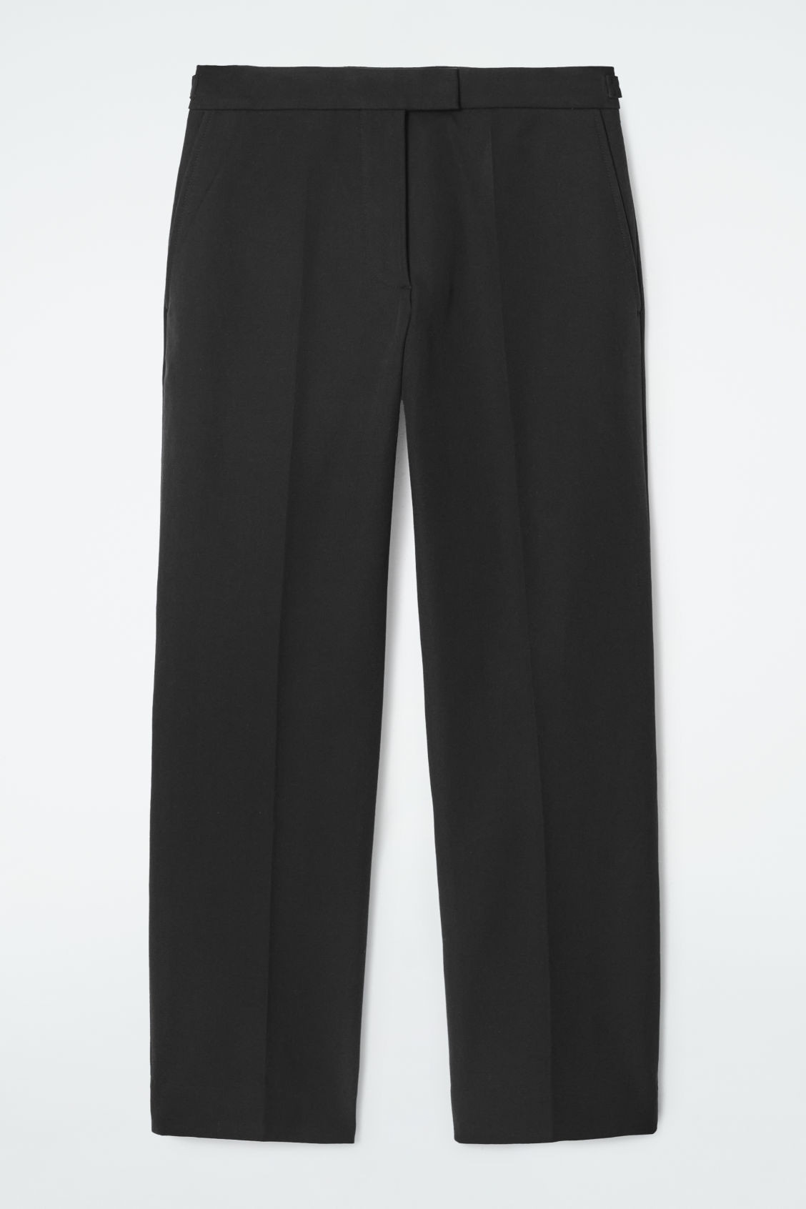 REGULAR STRETCH-COTTON TAPERED PANTS | COS (US)