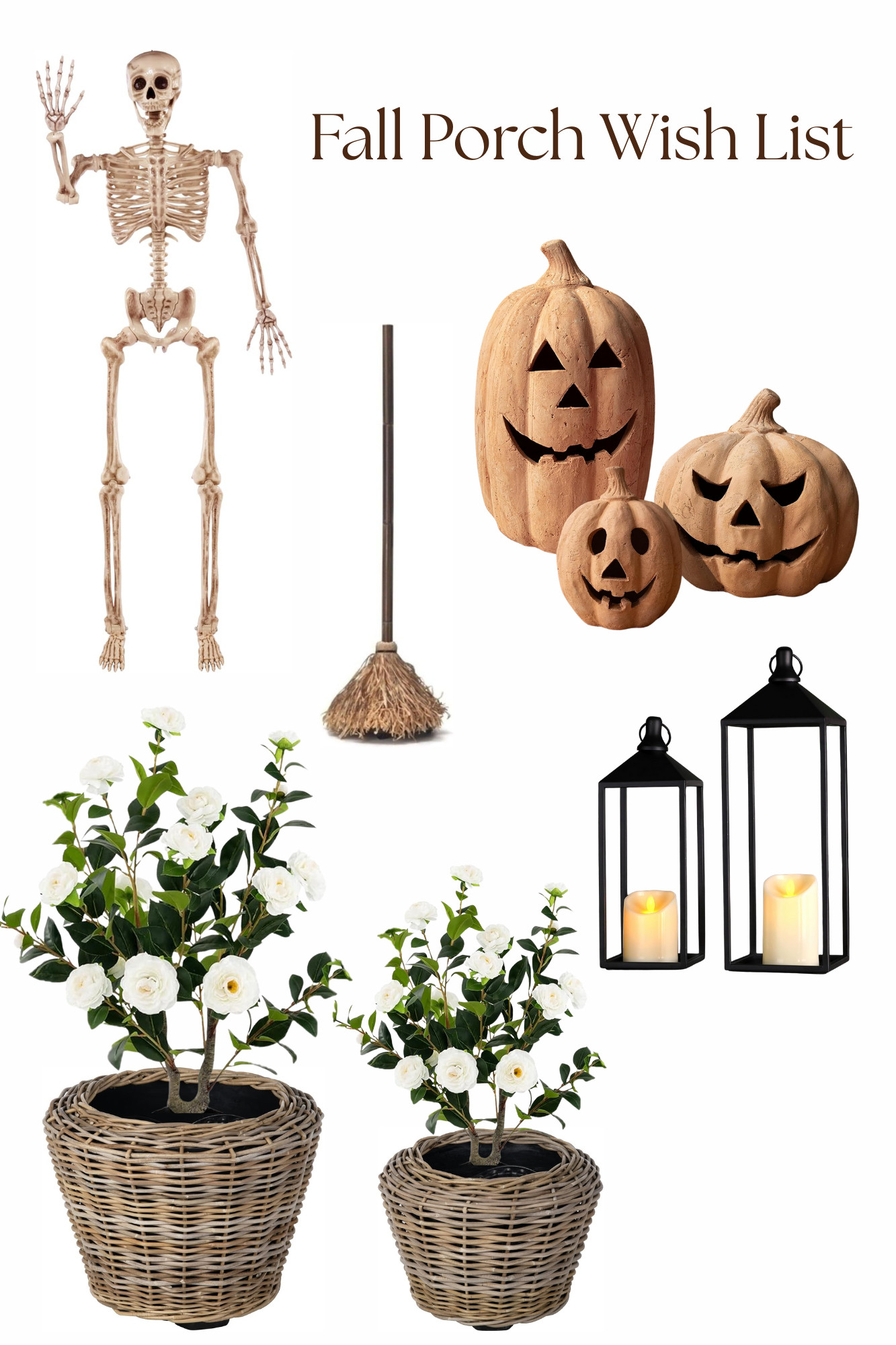 Fall Porch Wish List! a little spooky mixed with a little late summer.  Pottery barn inspired 

 #LTKSeasonal #LTKHome #LTKFindsUnder100