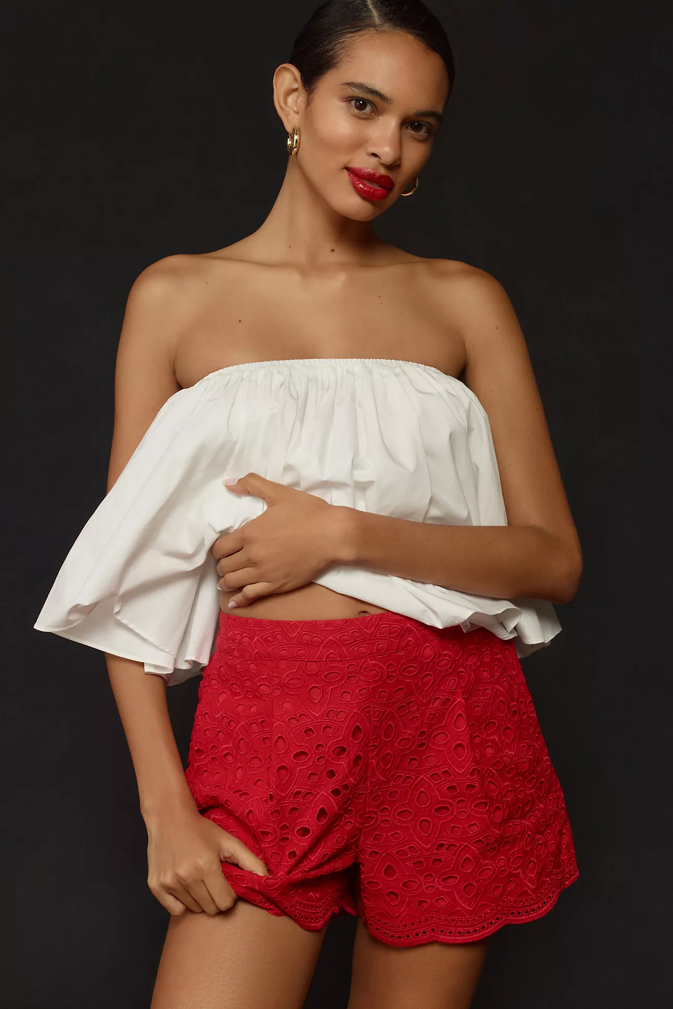 Ranna Gill Embroidered Shorts | Anthropologie (US)