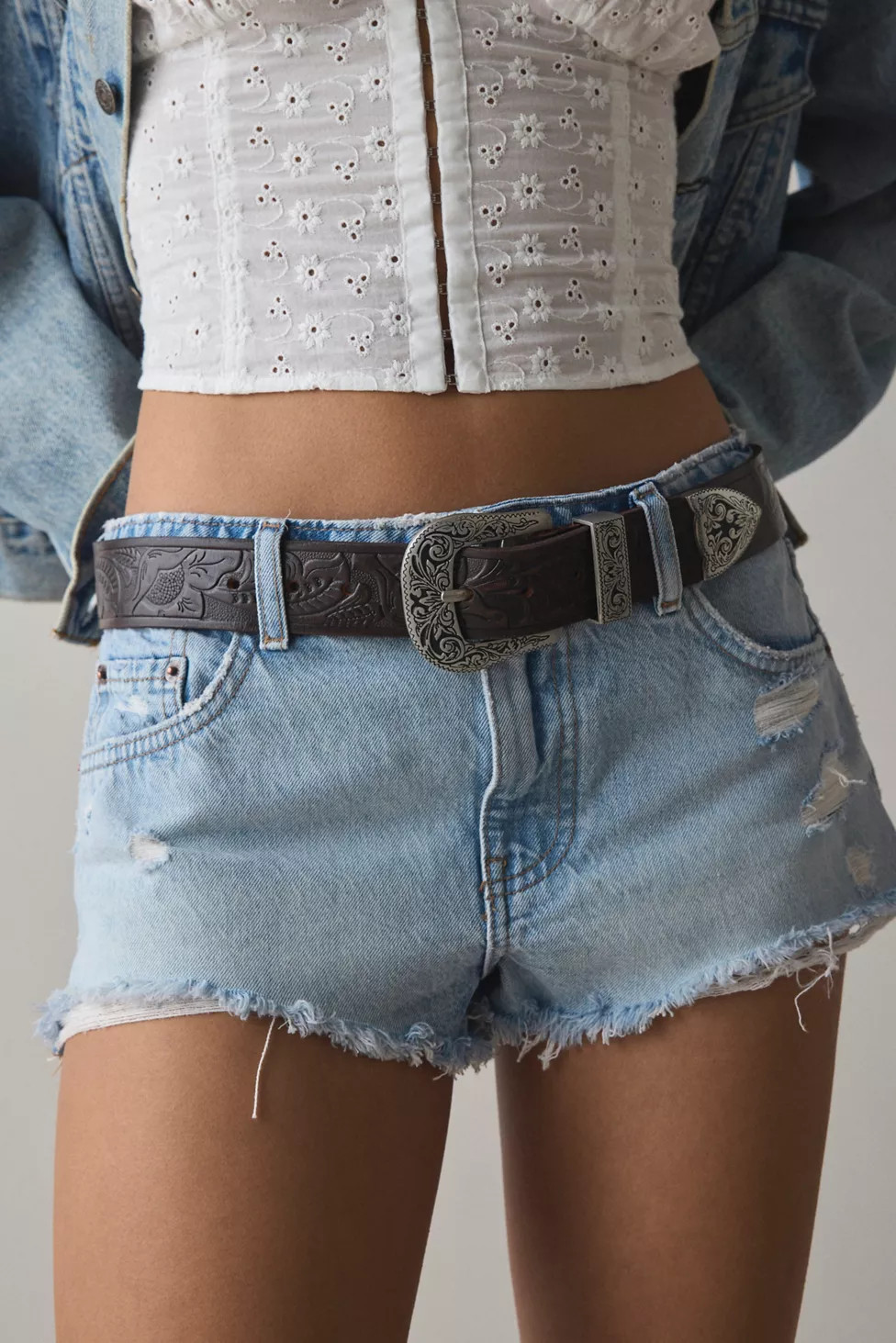 Stamped Jessie Western Belt | Urban Outfitters (US and RoW)