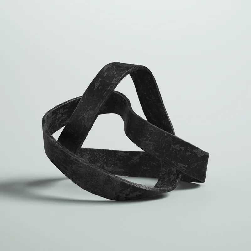 Samara 7" Metal Knot Sculpture - Contemporary Abstract Knotted Metallic  Table Decor - Elegant Ho... | Wayfair North America
