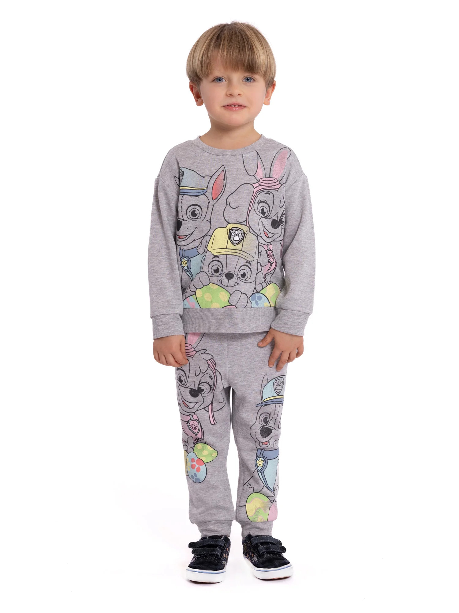 Paw Patrol Toddler Girls Easter Crewneck and Joggers Set, 2-Piece | Walmart (US)