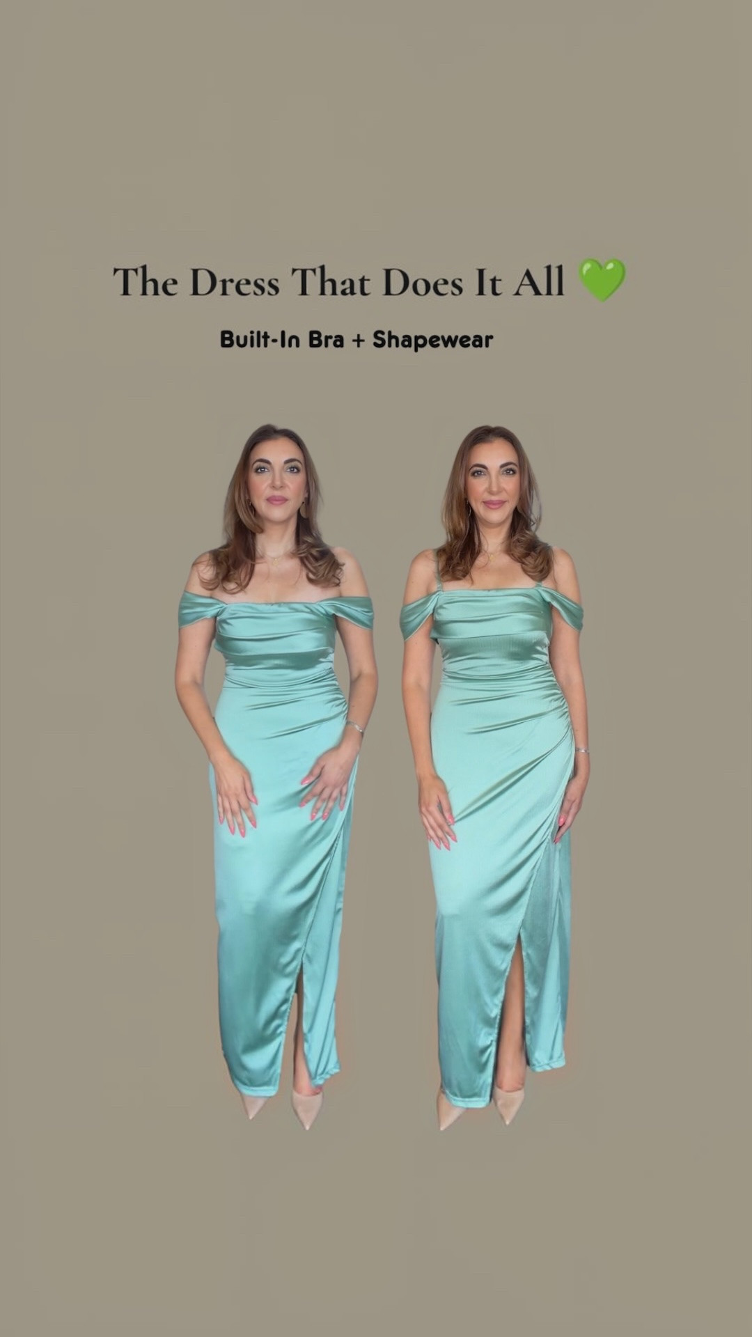 💚 The dress that does it all.

Elegant, flattering, and effortlessly comfortable—this is one of those dresses that instantly makes you feel put together. I love the beautiful off-the-shoulder neckline, and the built-in bra and built-in shapewear make it even easier to wear with confidence.

Whether you’re planning a vacation, date night, dinner, or celebrating a special occasion, this is a dress you’ll reach for again and again.

✨ Exclusive Popilush Savings
💚 ANGIE15 – Save 15% on orders of $120+
💚 ANGIE20 – Save 20% on orders of $150+

#LTKootd #LTKWedding #LTKSaleAlert