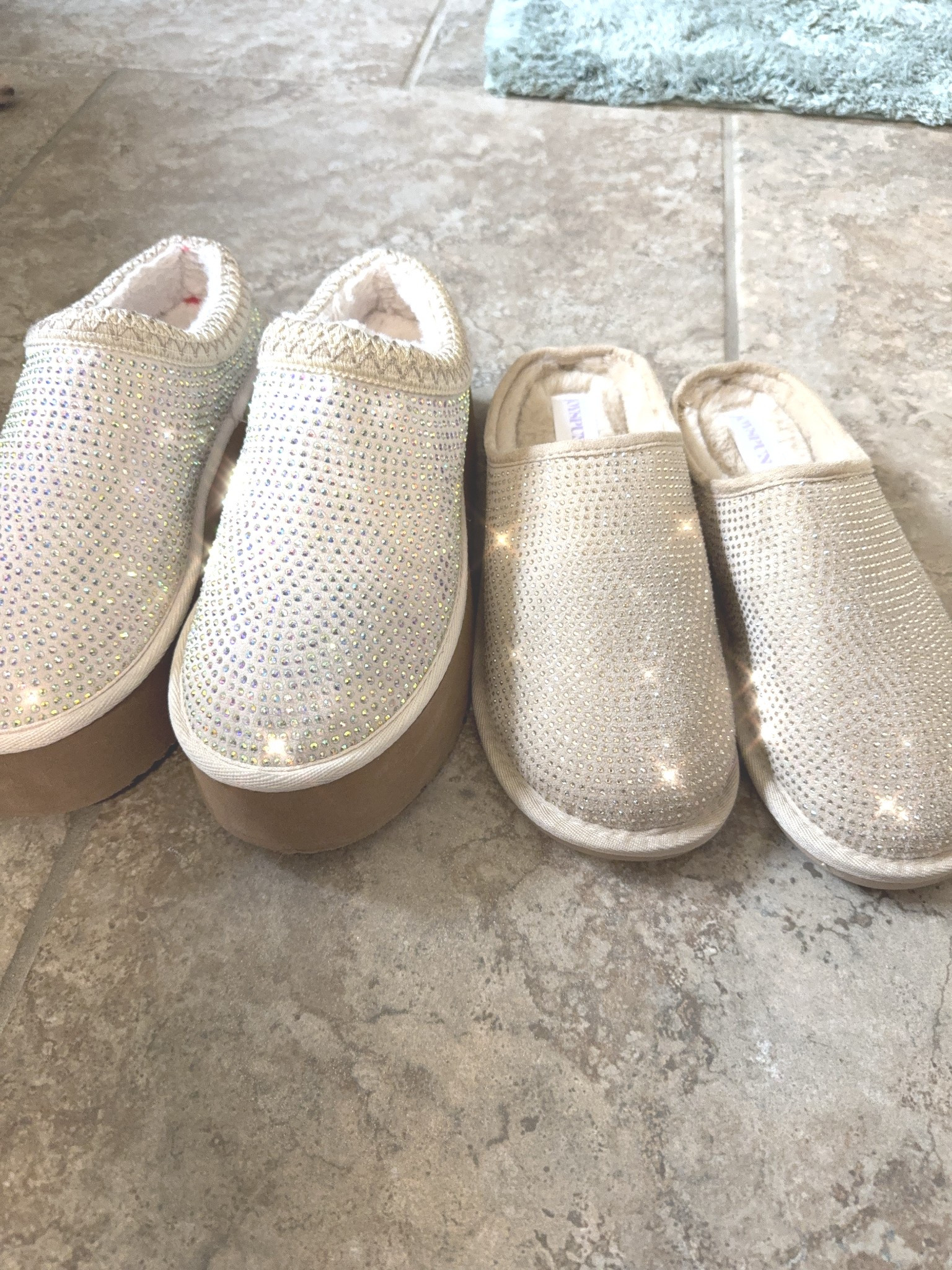 $60 versus $20 These are the perfect fall shoe.  Honestly the $20 might be my new favorite.  I’ve rolled my foot a few times in the platform expensive pair 😱 

#LTKShoeCrush #LTKFindsUnder100