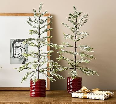 Mini Frosted Tree | Pottery Barn (US)