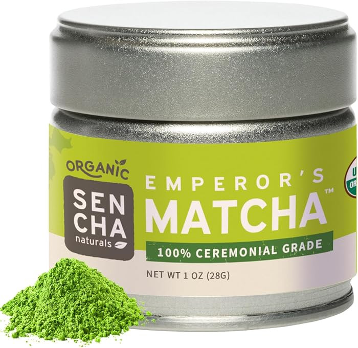 SEN CHA Naturals Organic Matcha Green Tea Powder, Ceremonial Grade, First Harvest Organic Matcha,... | Amazon (US)