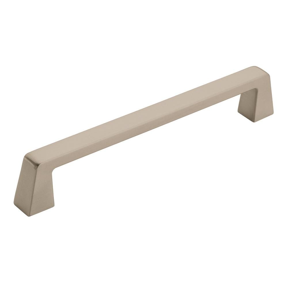 Amerock Blackrock 6-5/16 in (160 mm) Center-to-Center Satin Nickel Cabinet Drawer Pull | The Home Depot