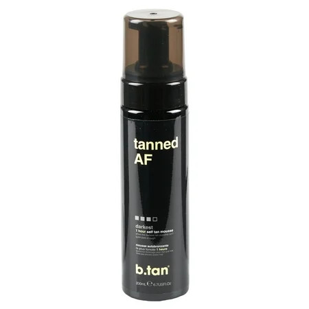 b.tan tanned AF... self-tan mousse 6.7 fl oz | Walmart (US)