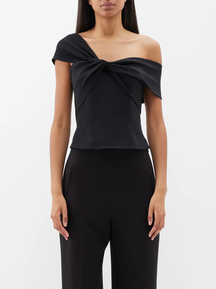 Asymmetric stretch-cady top | Matches (UK)